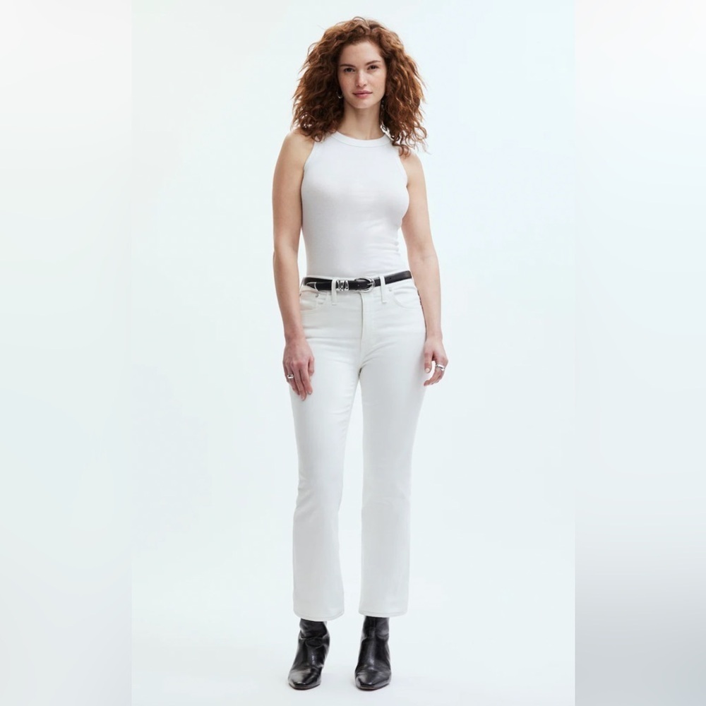 NEW MADEWELL Curvy Kick Out Crop